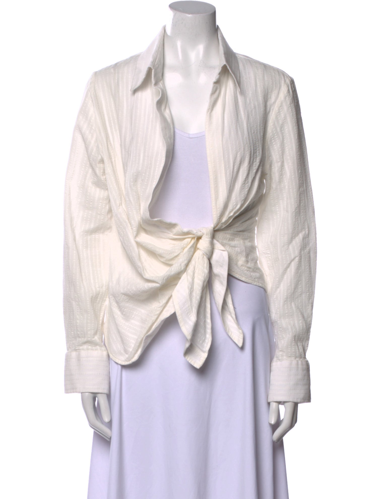 Jacquemus Long Sleeve Button-Up Top