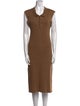 Jacquemus Linen Midi Length Dress