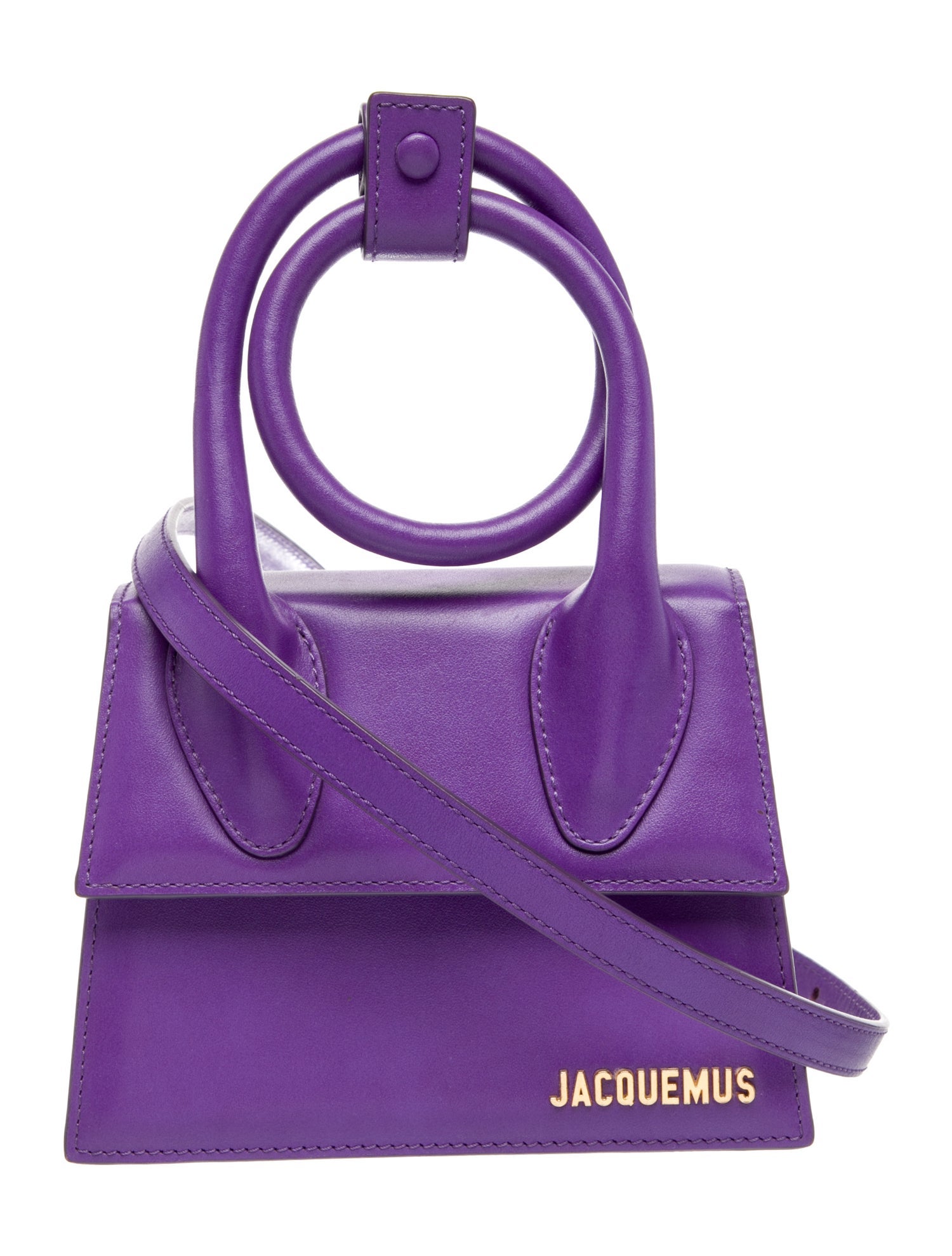 Jacquemus Leather Top Handle Bag