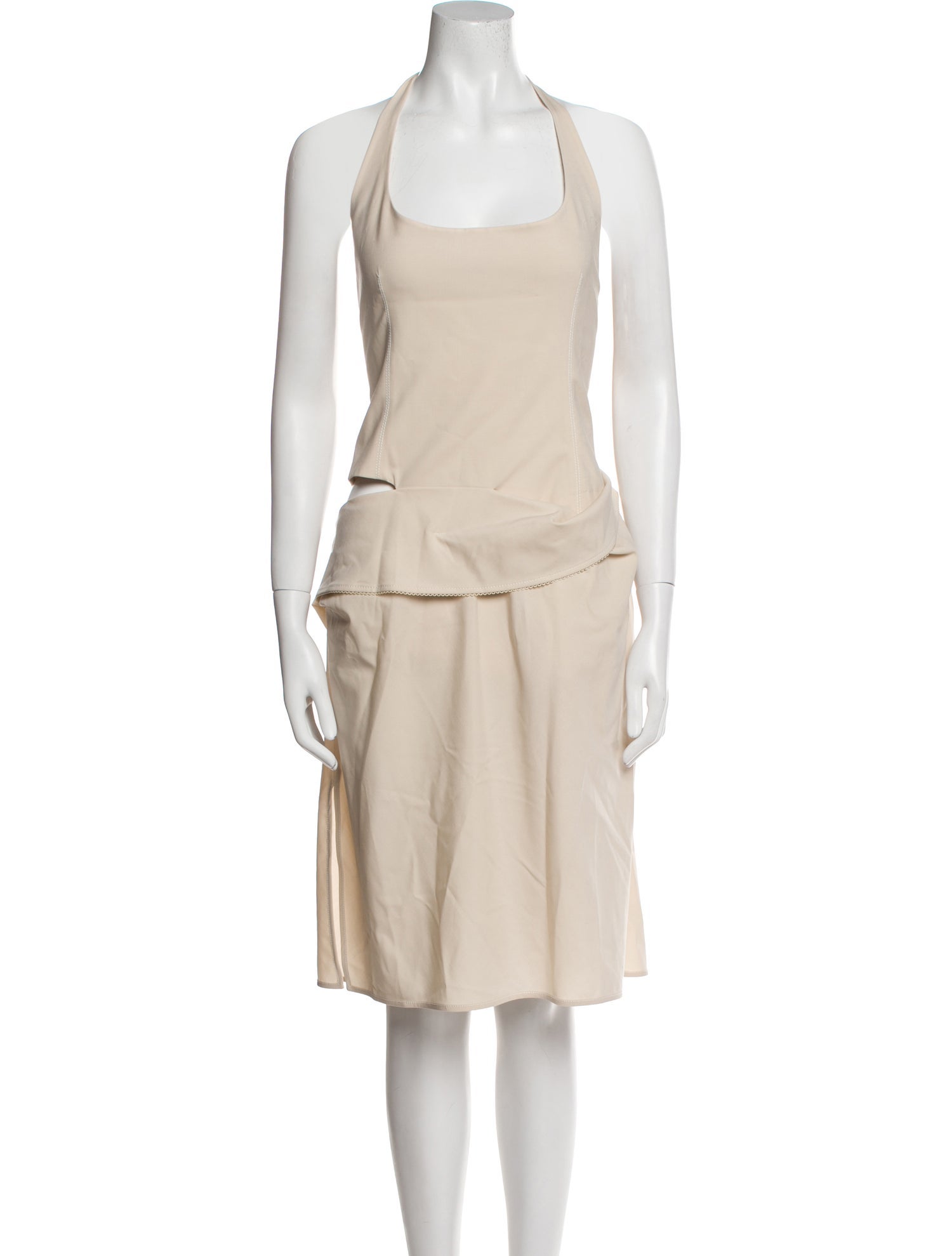 Jacquemus Virgin Wool Midi Length Dress w/ Tags