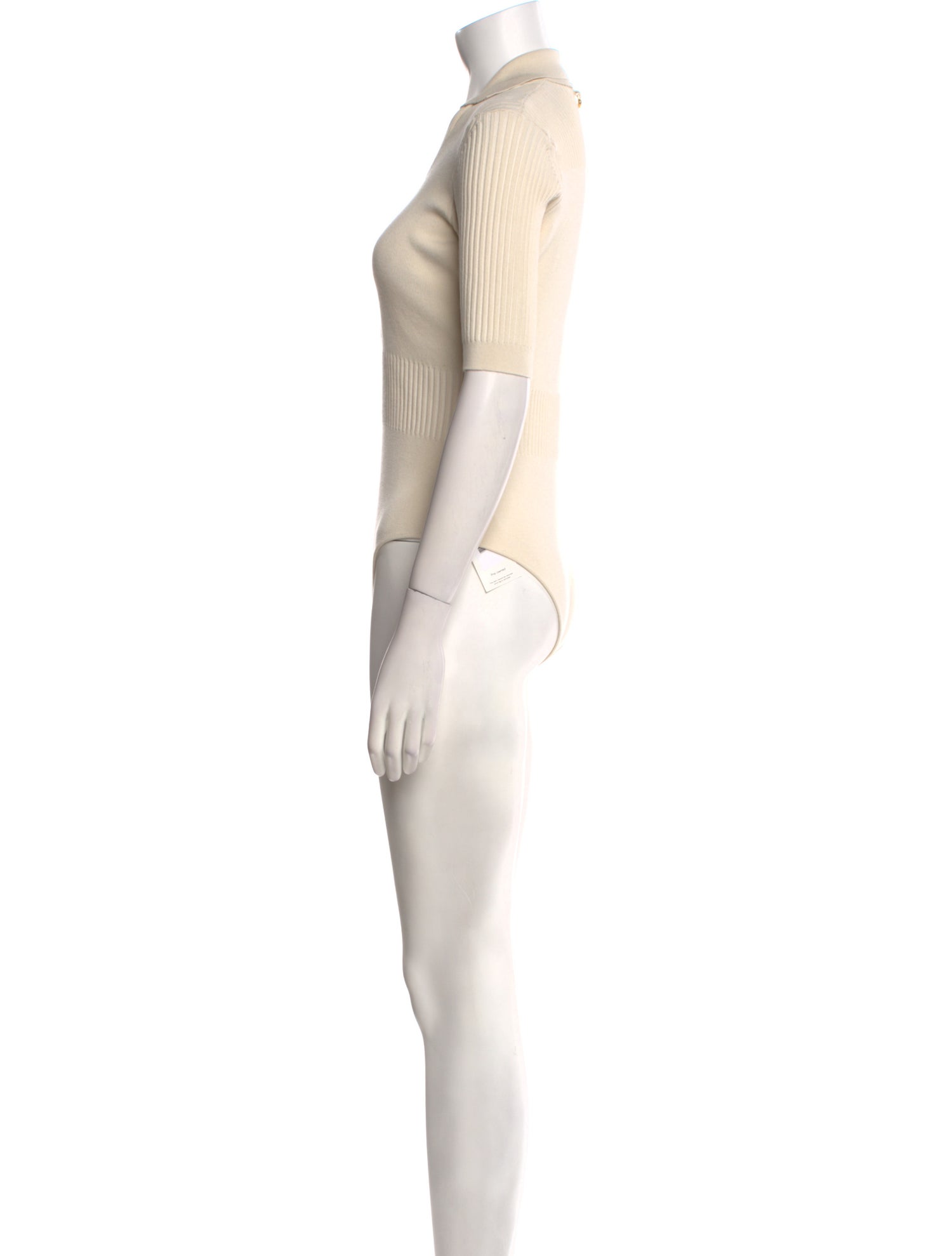 Jacquemus V-Neck Short Sleeve Bodysuit