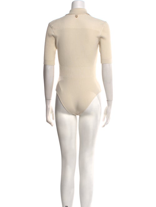 Jacquemus V-Neck Short Sleeve Bodysuit