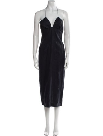 Jacquemus Linen Midi Length Dress