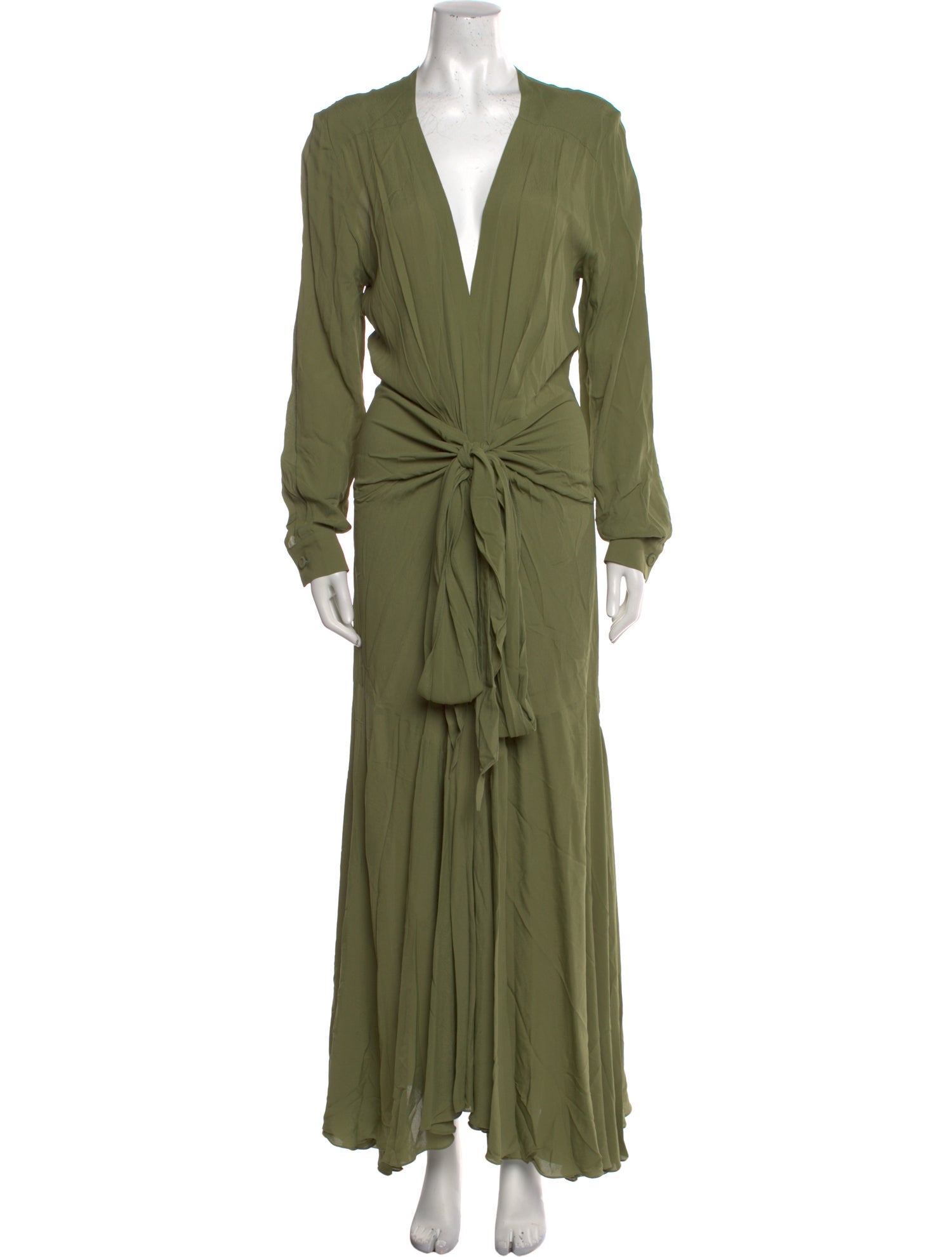Jacquemus V-Neck Long Dress