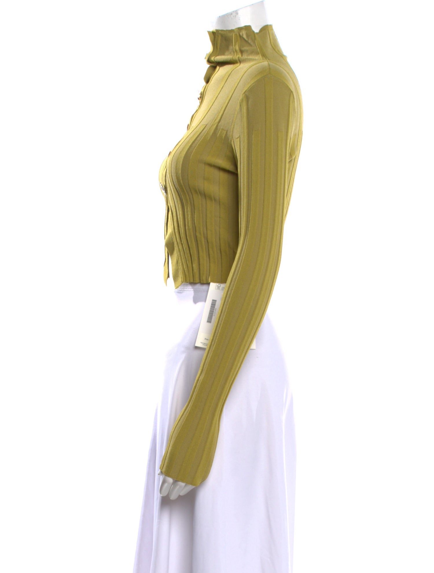 Jacquemus Mock Neck Long Sleeve Crop Top w/ Tags