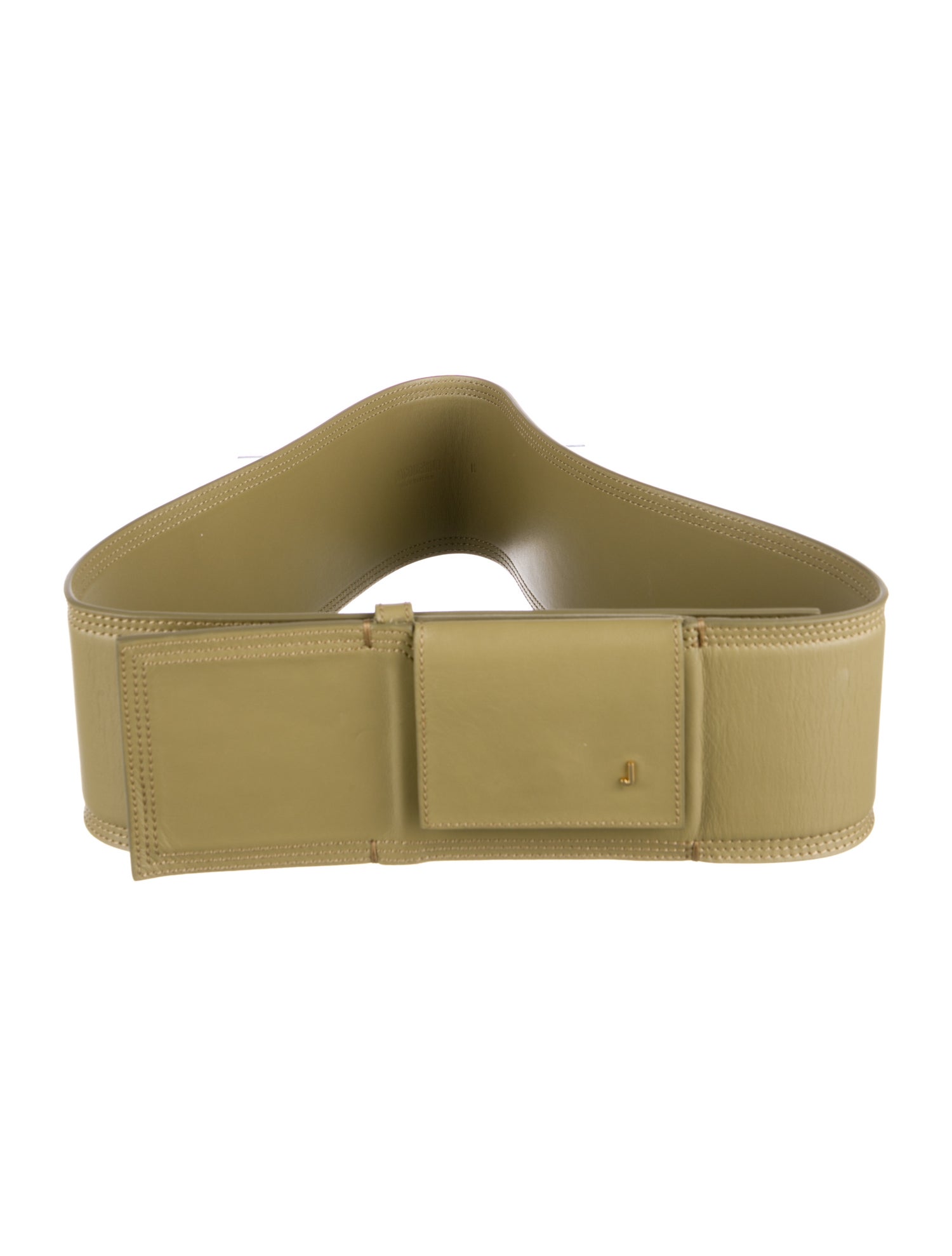 Jacquemus Wide Leather Waist Belt
