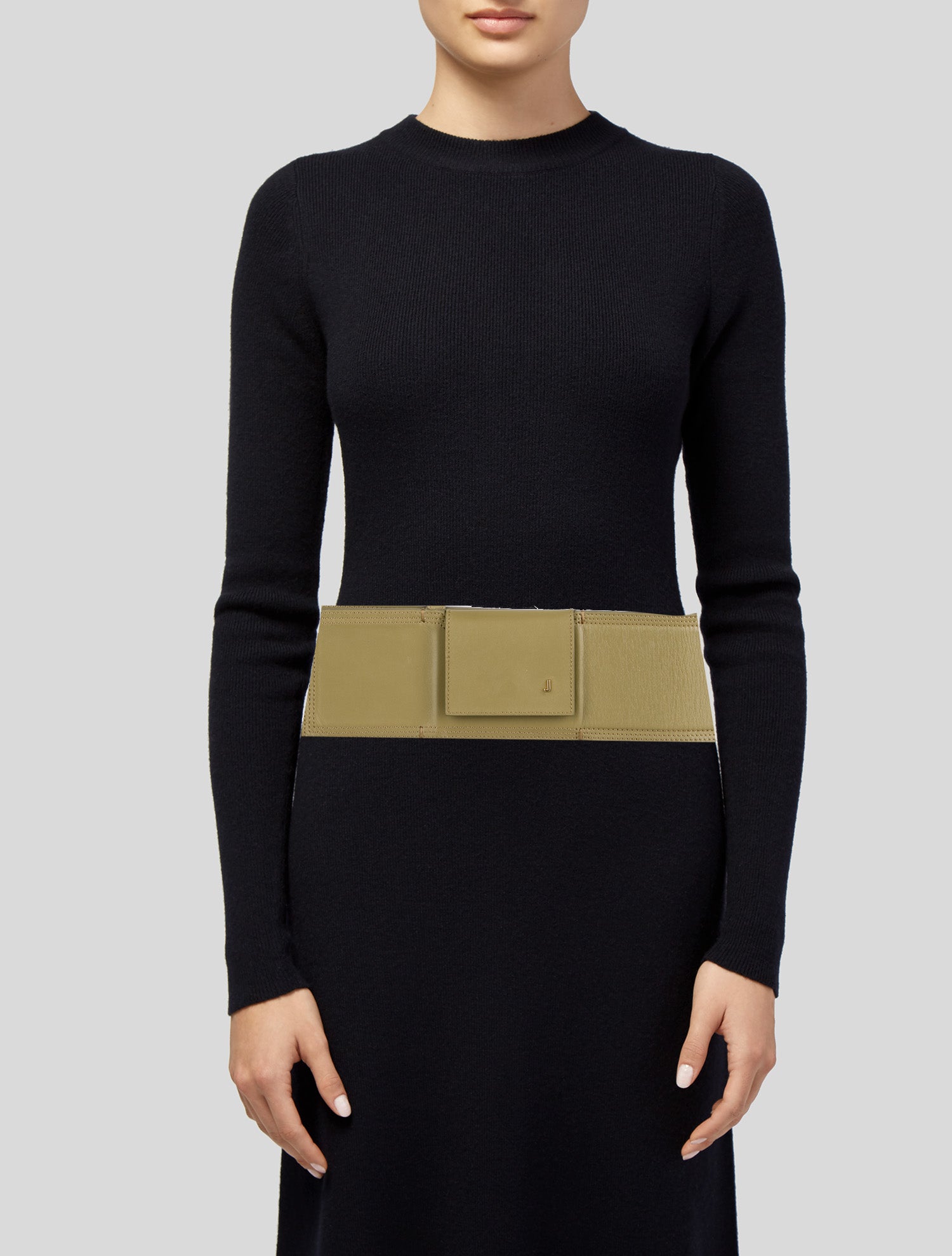 Jacquemus Wide Leather Waist Belt