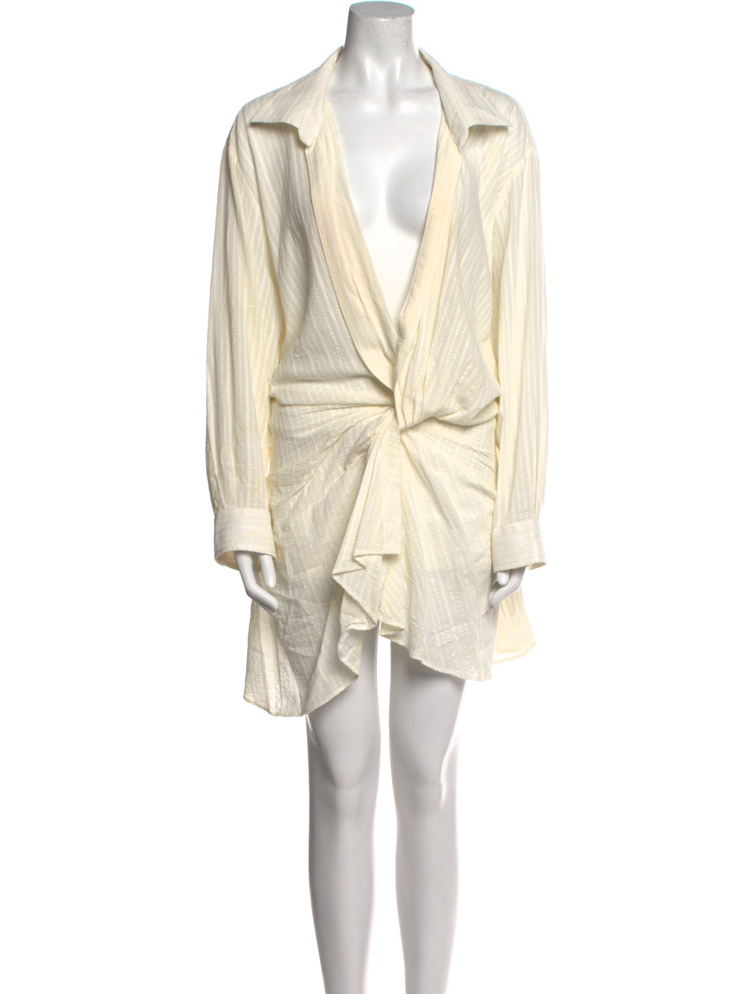 Jacquemus V-Neck Mini Dress