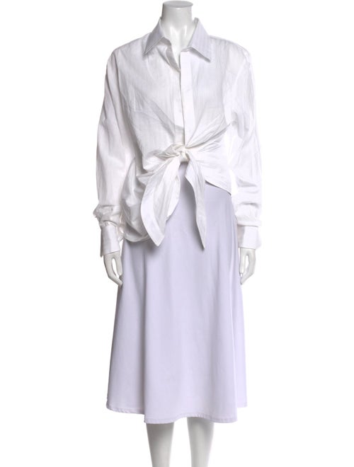 Jacquemus Long Sleeve Crop Top