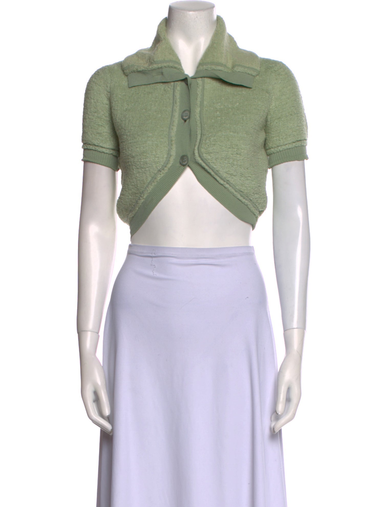 Jacquemus Short Sleeve Crop Top