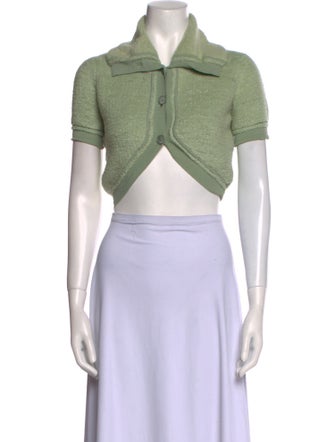 Jacquemus Short Sleeve Crop Top