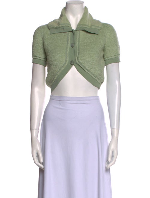 Jacquemus Short Sleeve Crop Top