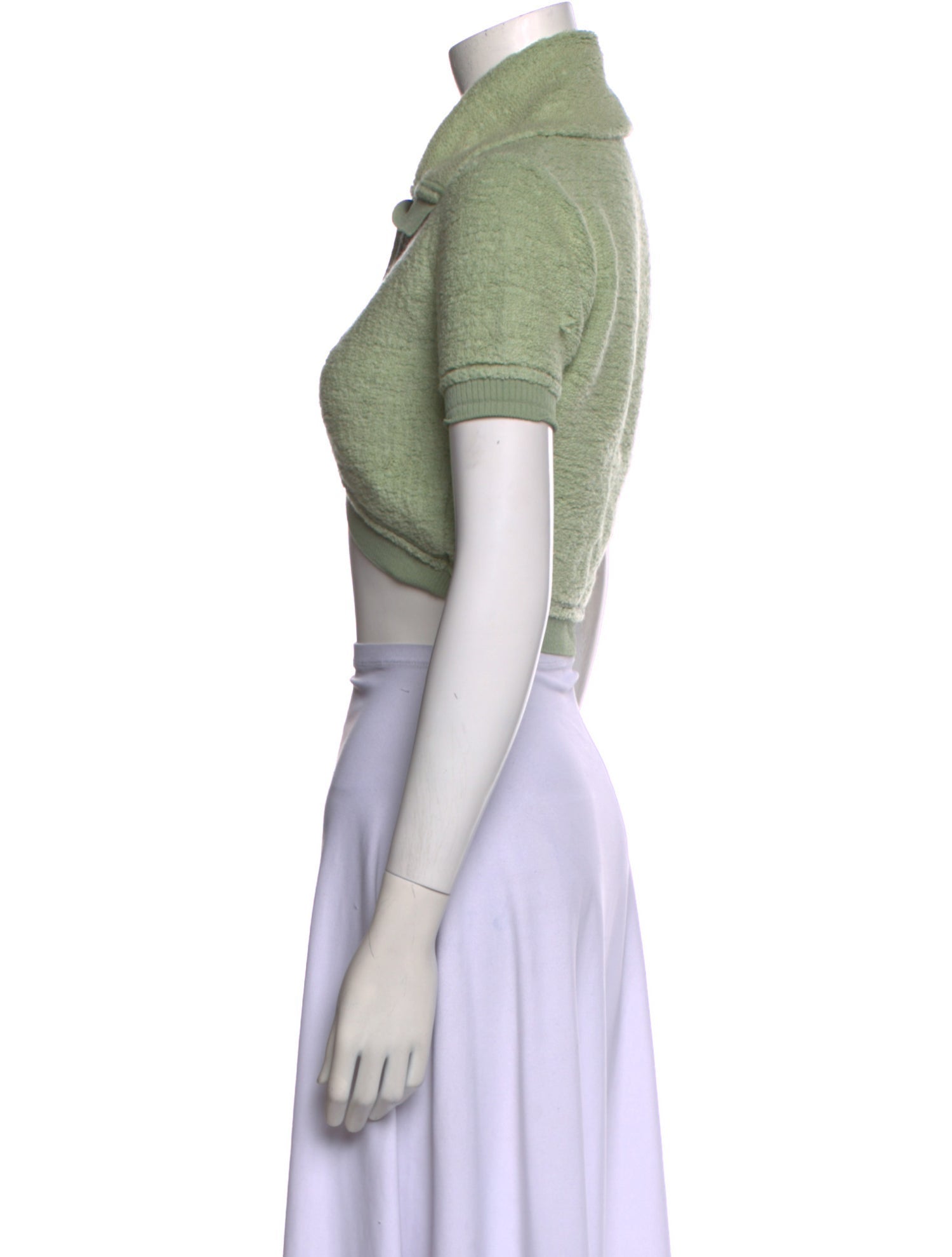 Jacquemus Short Sleeve Crop Top