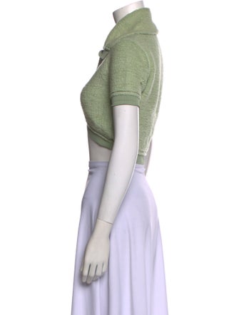 Jacquemus Short Sleeve Crop Top