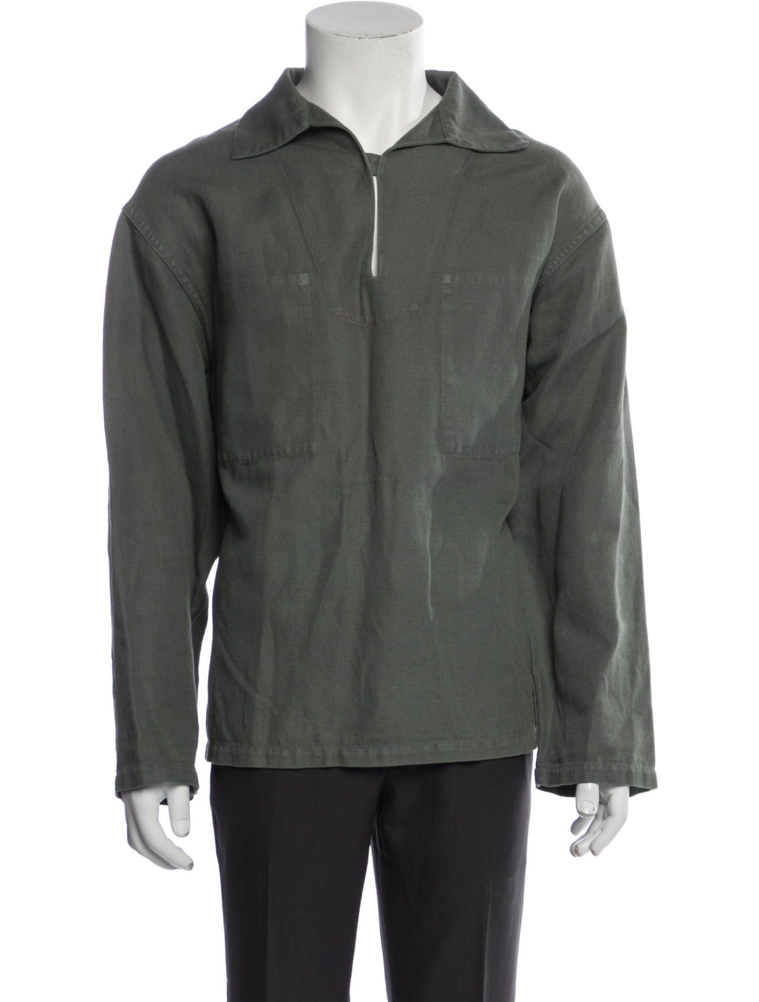 Jacquemus Collar Long Sleeve Henley