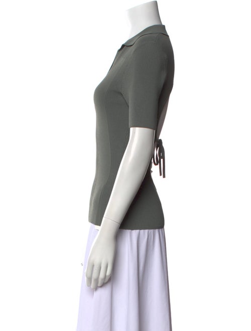 Jacquemus V-Neck Short Sleeve Polo