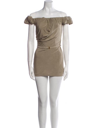 Jacquemus Off-The-Shoulder Short Sleeve Tunic