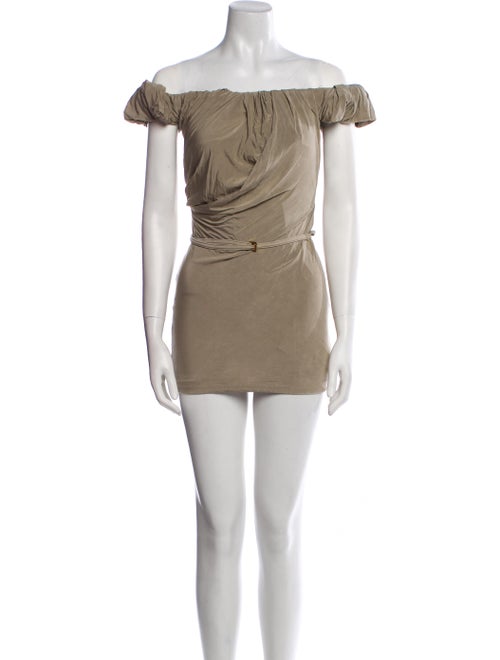 Jacquemus Off-The-Shoulder Short Sleeve Tunic