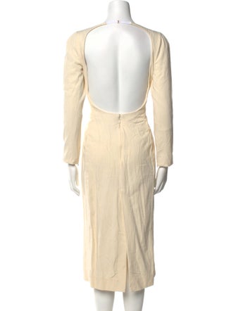 Jacquemus Square Neckline Midi Length Dress