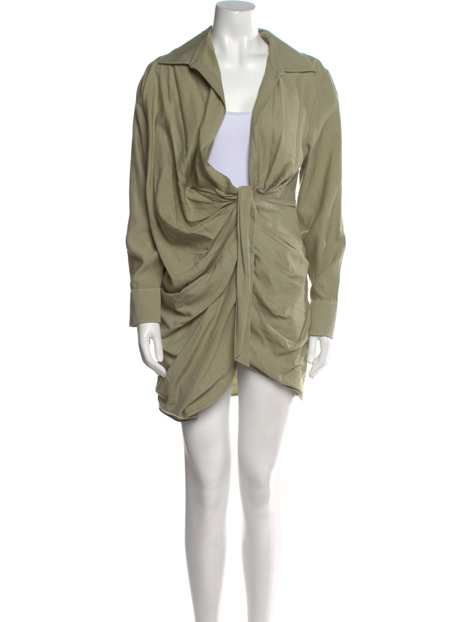 Jacquemus V-Neck Mini Dress