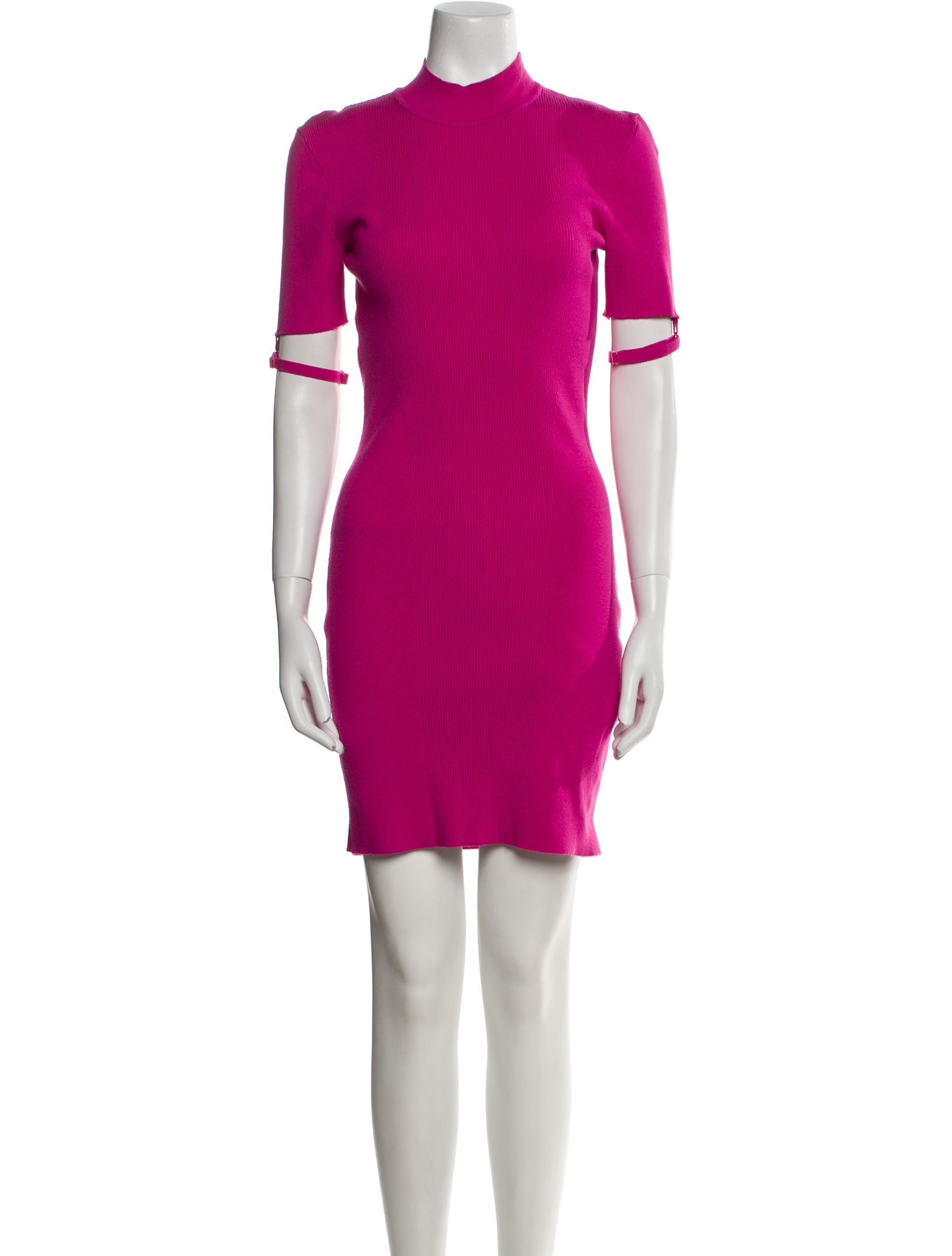 Jacquemus Mock Neck Mini Dress