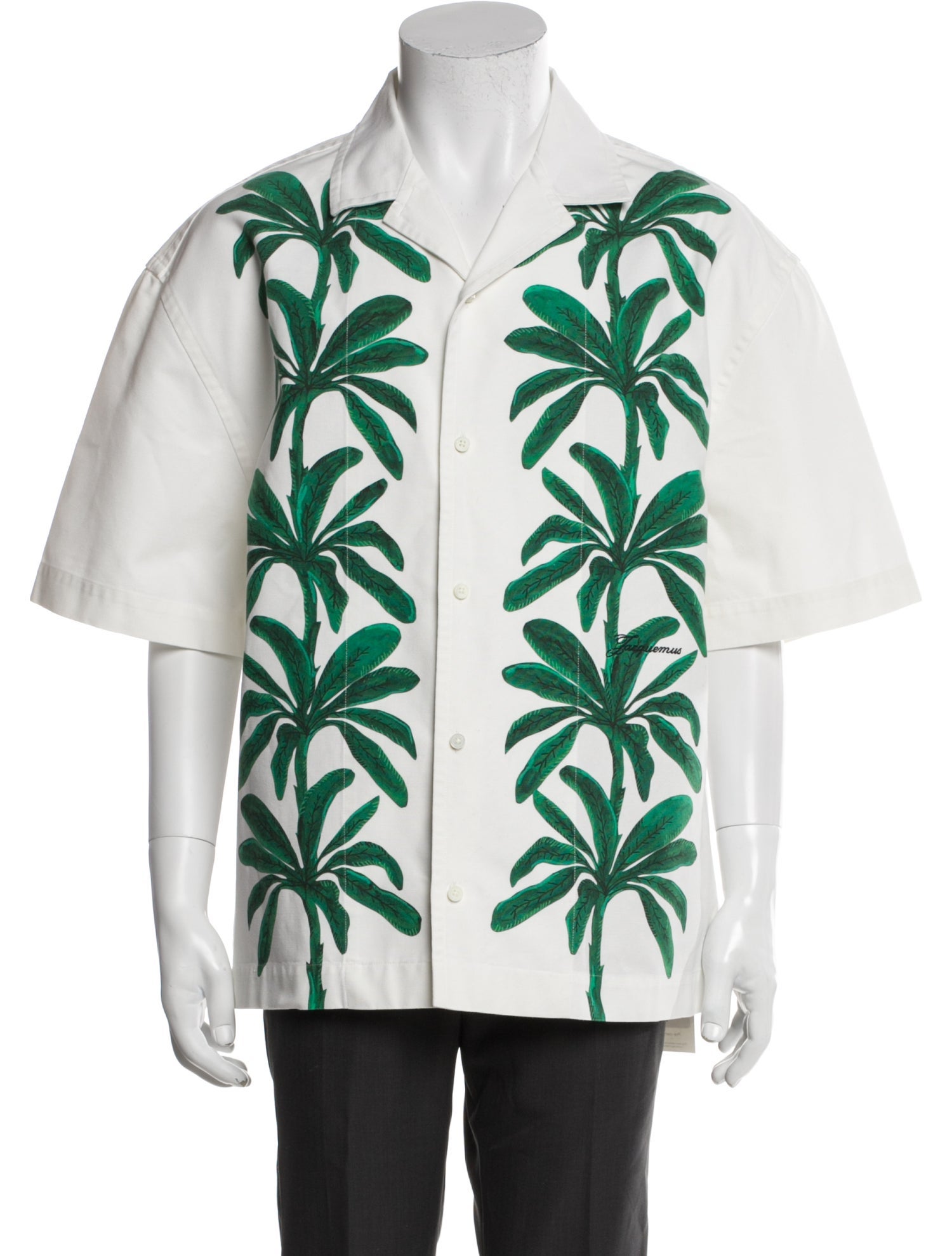 Jacquemus Graphic Print Short Sleeve Shirt