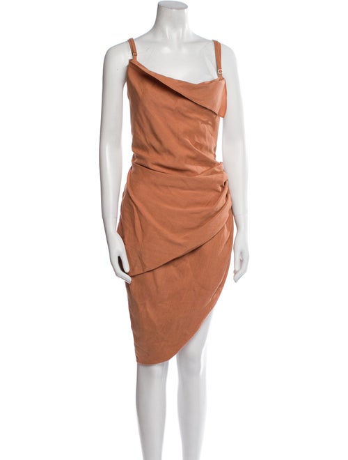 Jacquemus Cowl Neck Midi Length Dress
