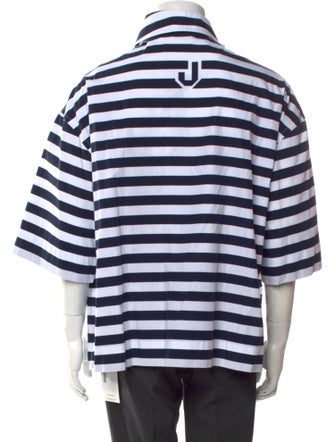 Jacquemus Striped Three-Quarter Sleeve Shirt