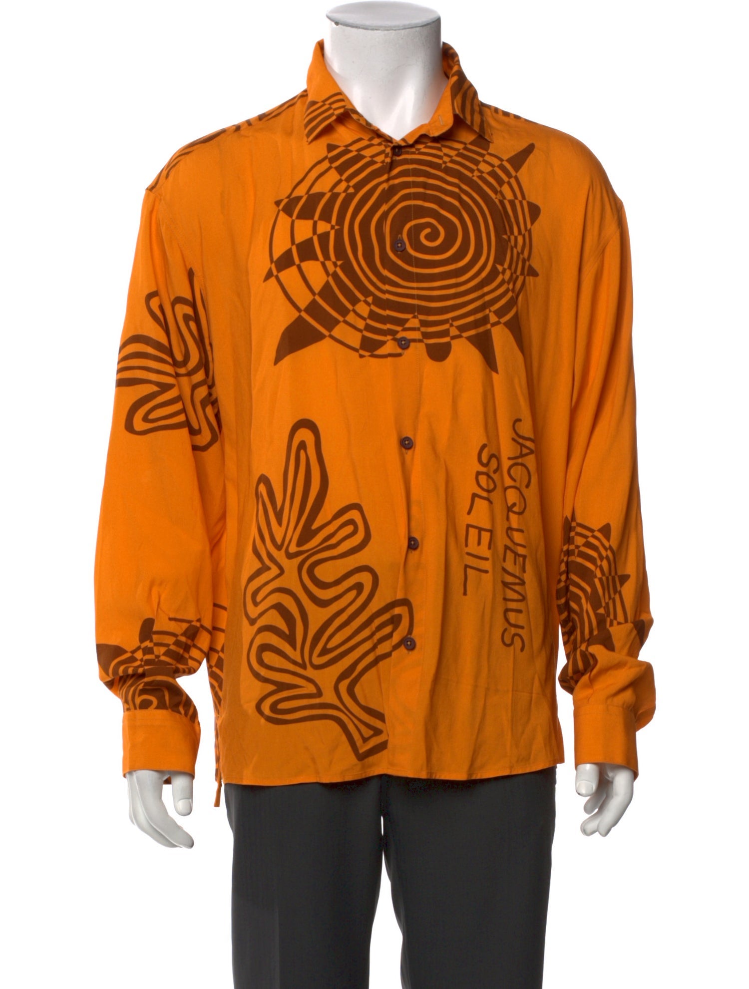 Jacquemus Printed Long Sleeve Western Shirt