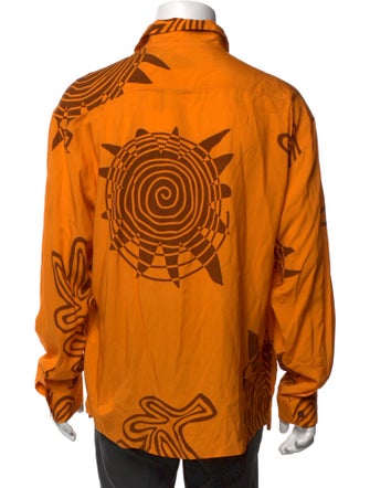 Jacquemus Printed Long Sleeve Western Shirt