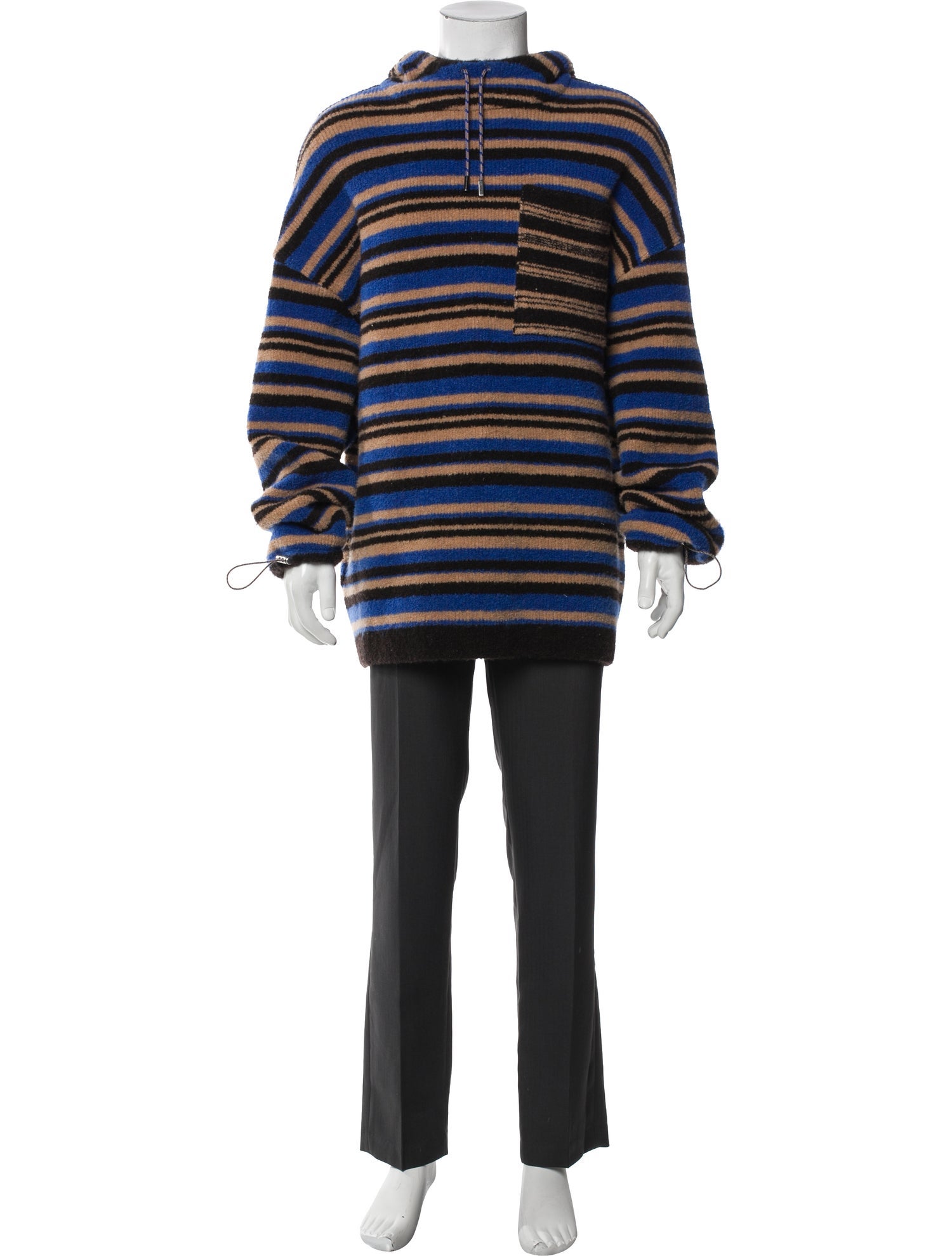 Jacquemus Merino Wool Striped Sweatshirt