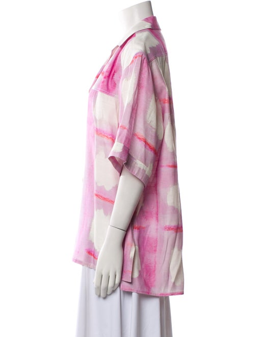 Jacquemus Printed Short Sleeve Button-Up Top