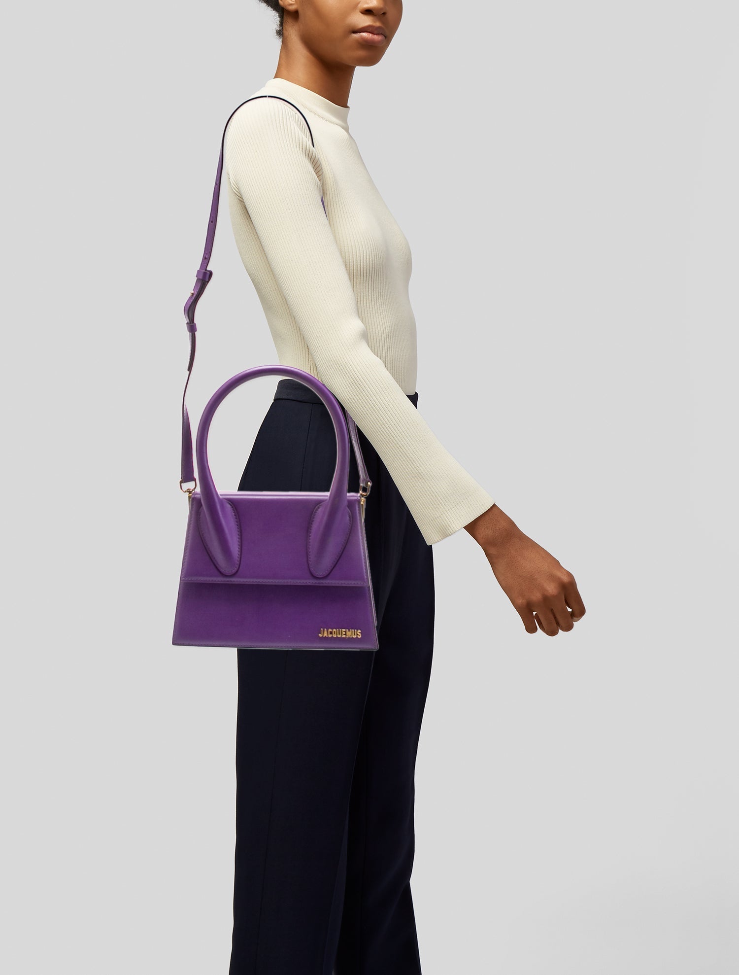 Jacquemus Leather Top Handle Bag