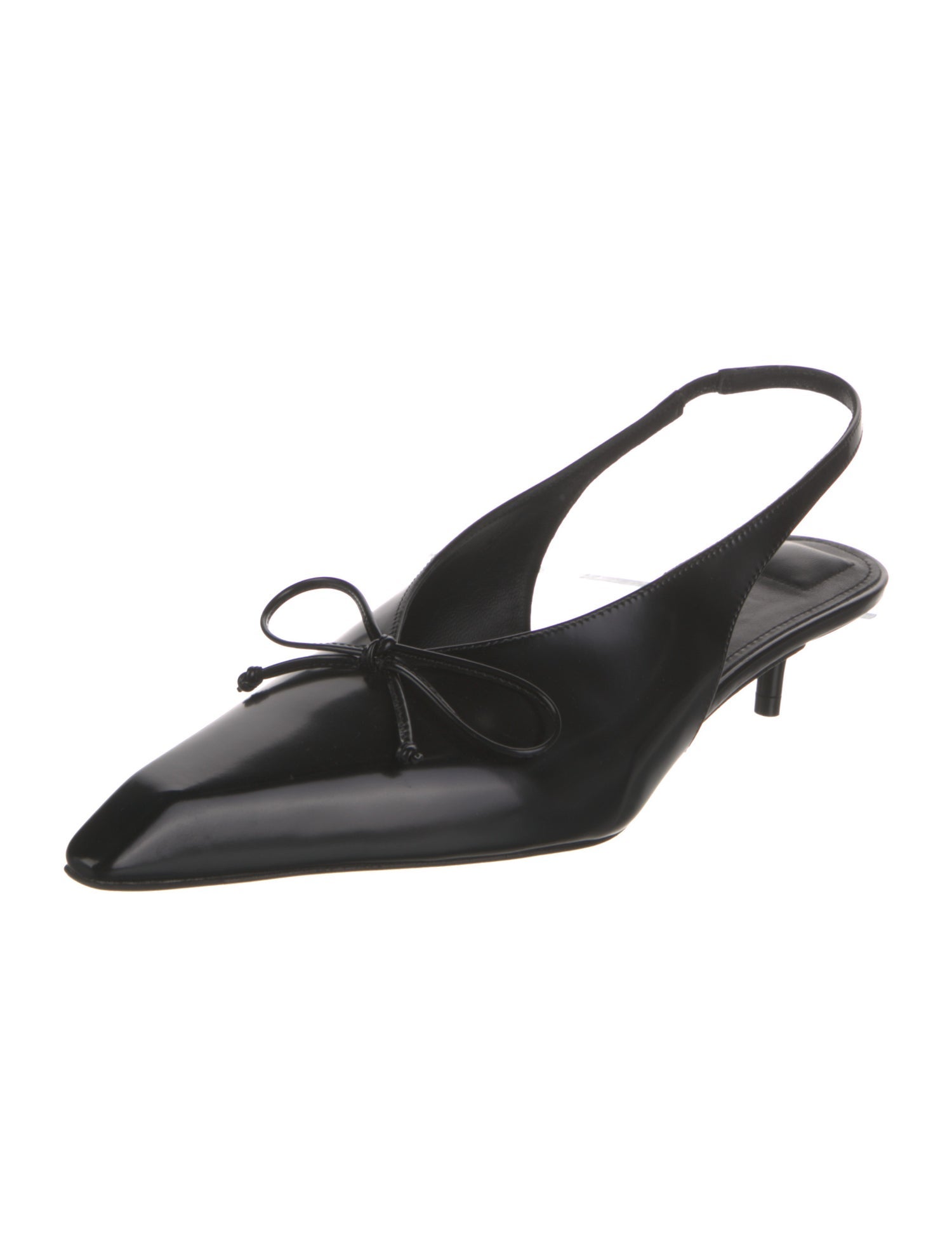 Jacquemus Leather Slingback Pumps w/ Tags