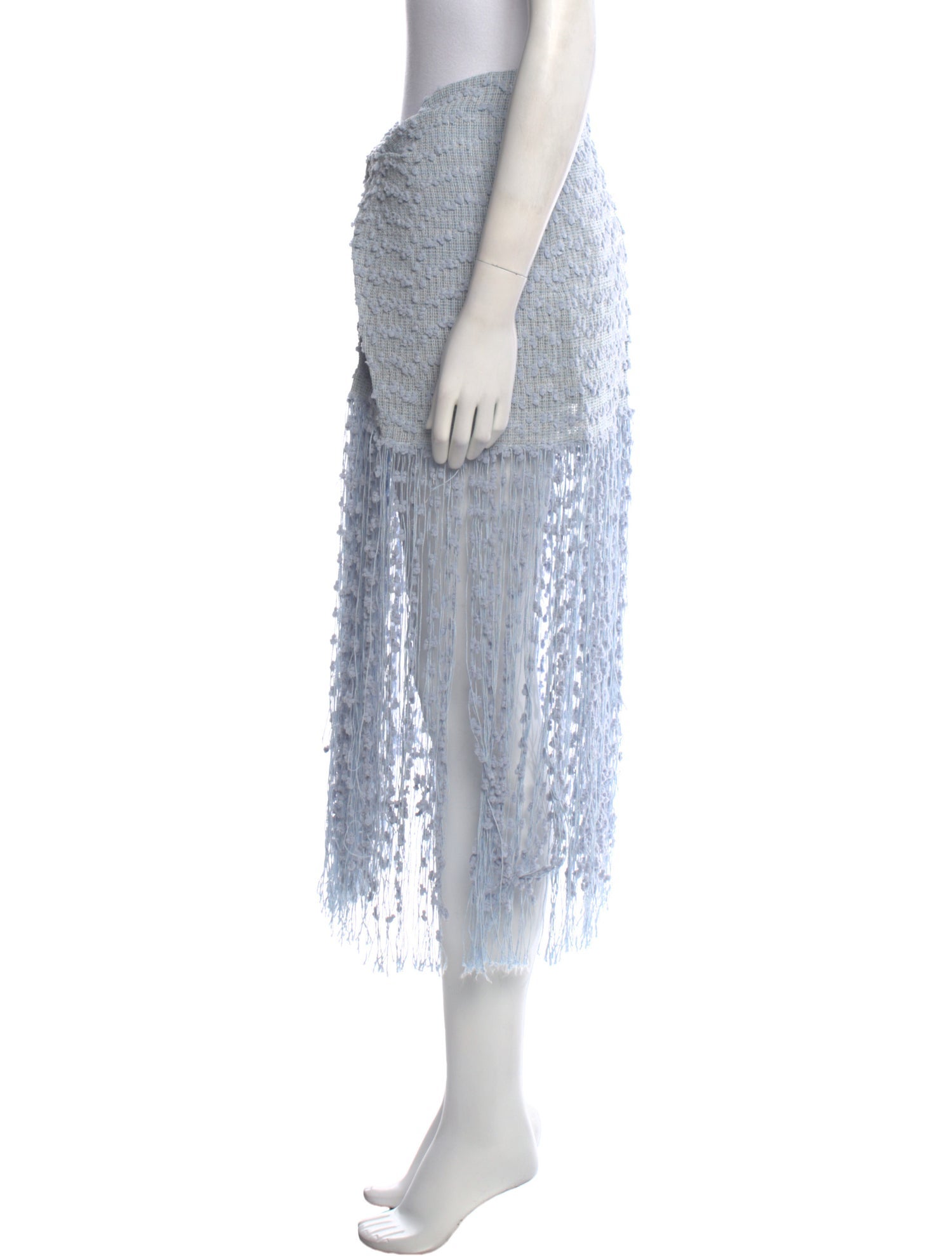 Jacquemus Fringe Trim Accent Mini Skirt