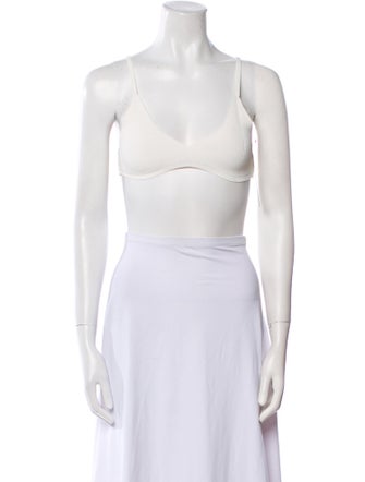 Jacquemus Square Neckline Sleeveless Crop Top