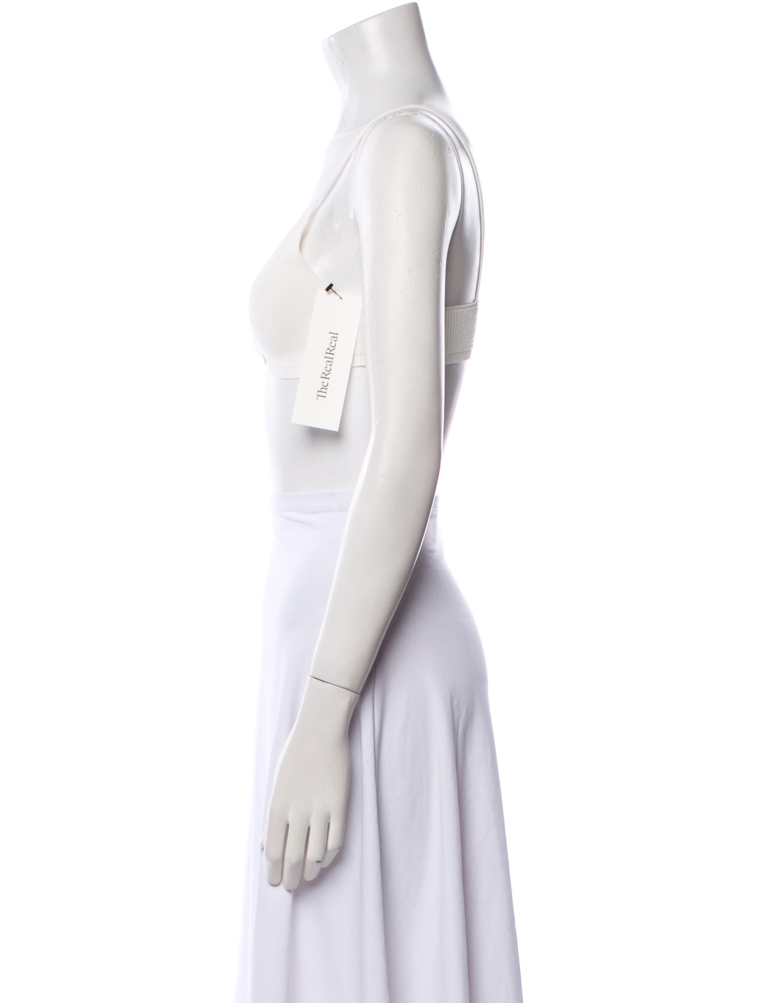 Jacquemus Square Neckline Sleeveless Crop Top