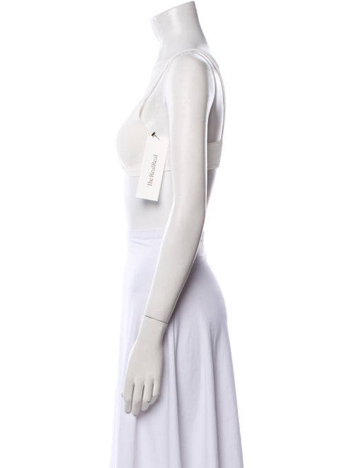 Jacquemus Square Neckline Sleeveless Crop Top