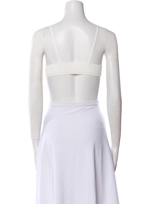Jacquemus Square Neckline Sleeveless Crop Top