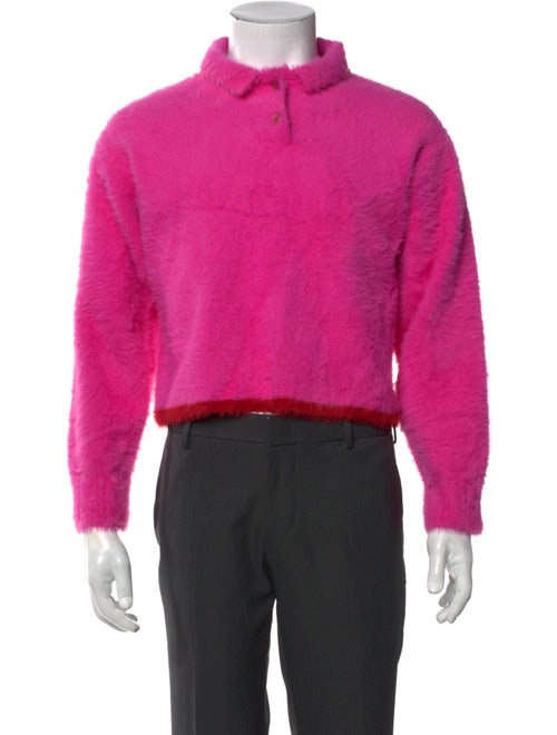 Jacquemus Collar Long Sleeve Polo Sweater