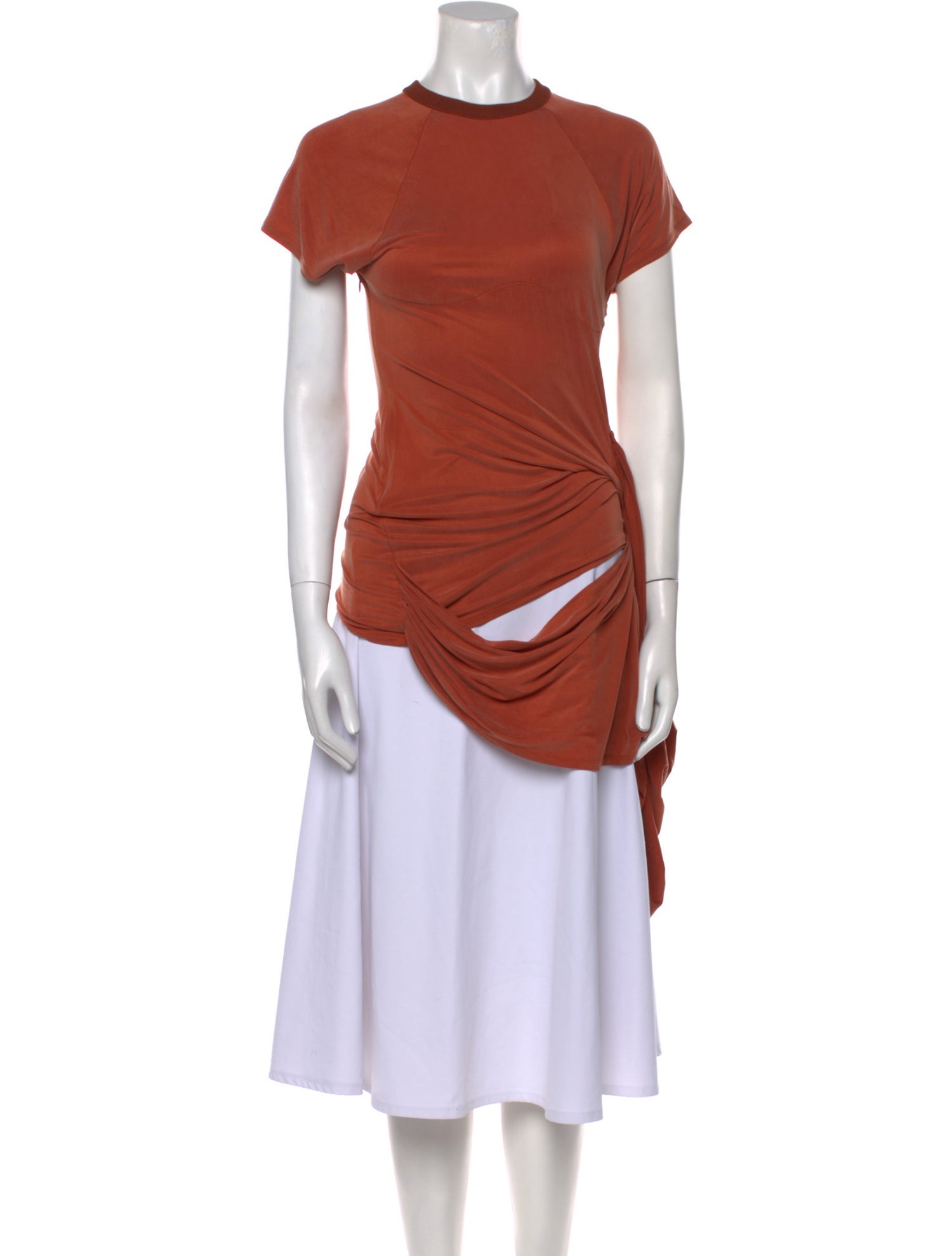 Jacquemus Cowl Neck Short Sleeve Tunic