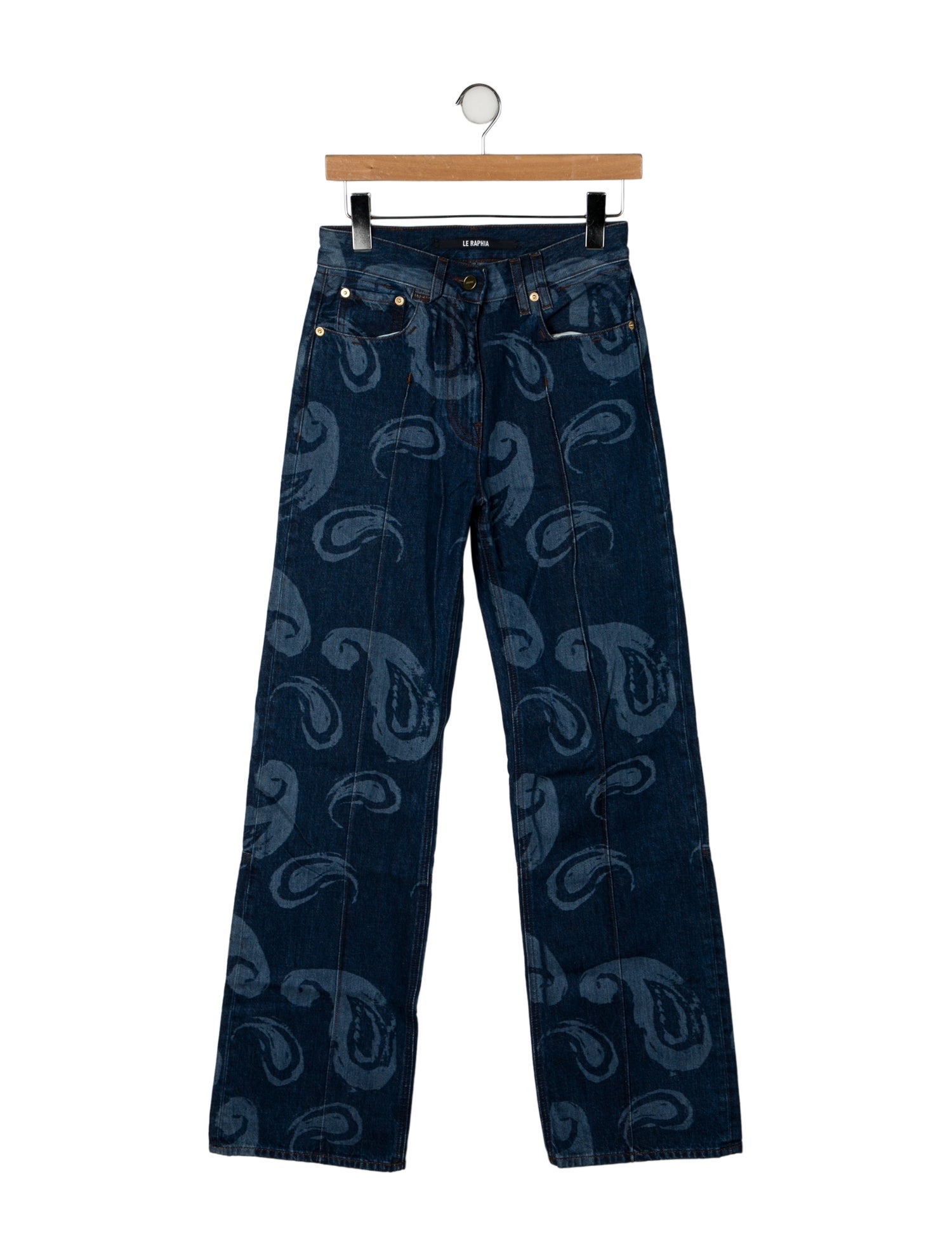 Jacquemus Mid-Rise Wide Leg Jeans