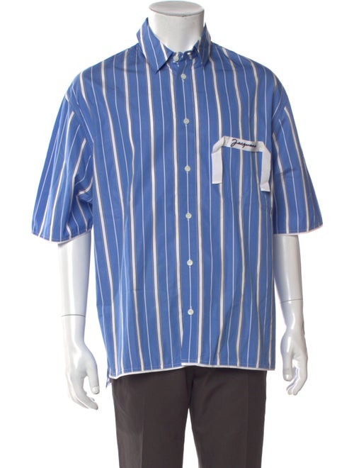 Jacquemus Striped Short Sleeve Shirt