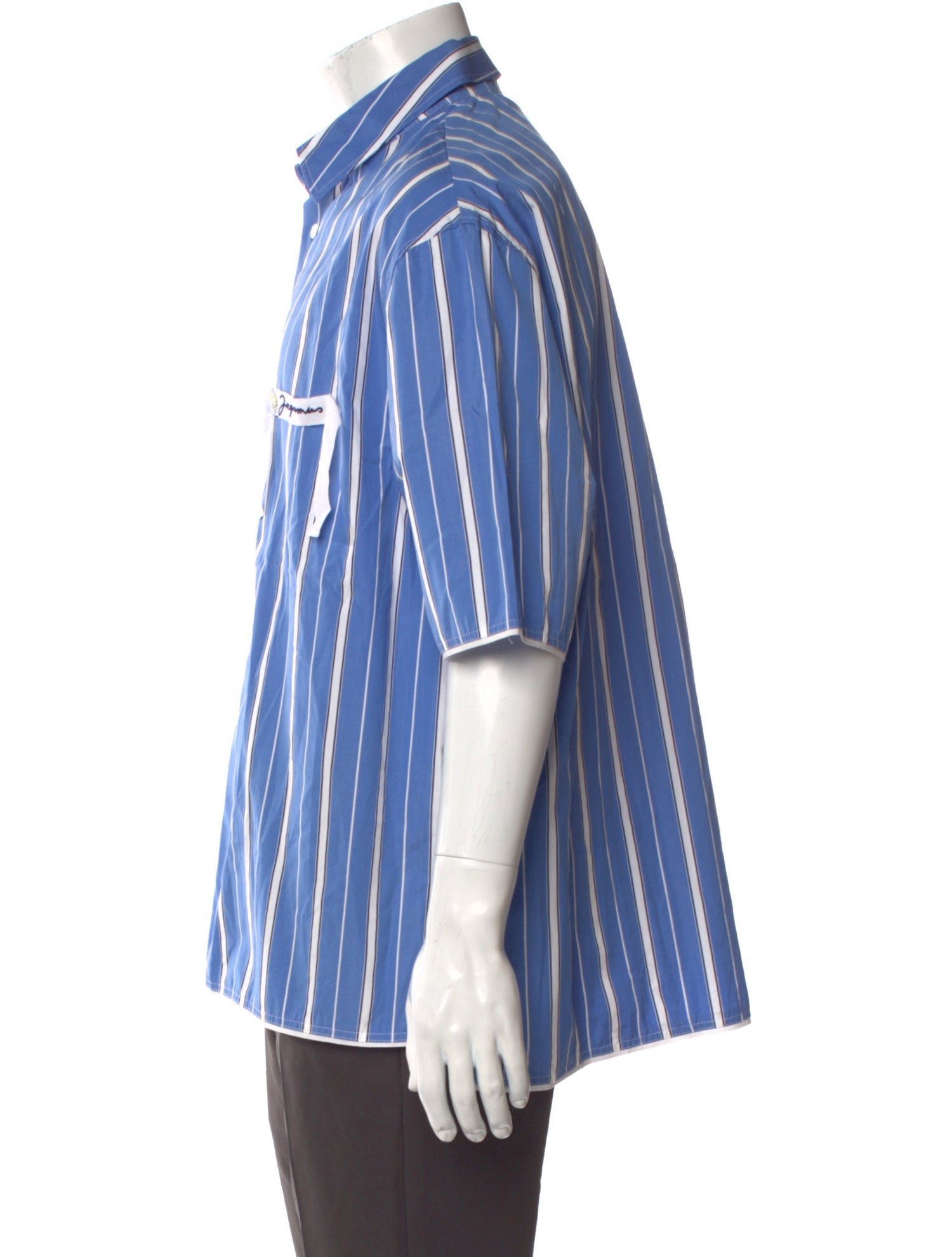Jacquemus Striped Short Sleeve Shirt
