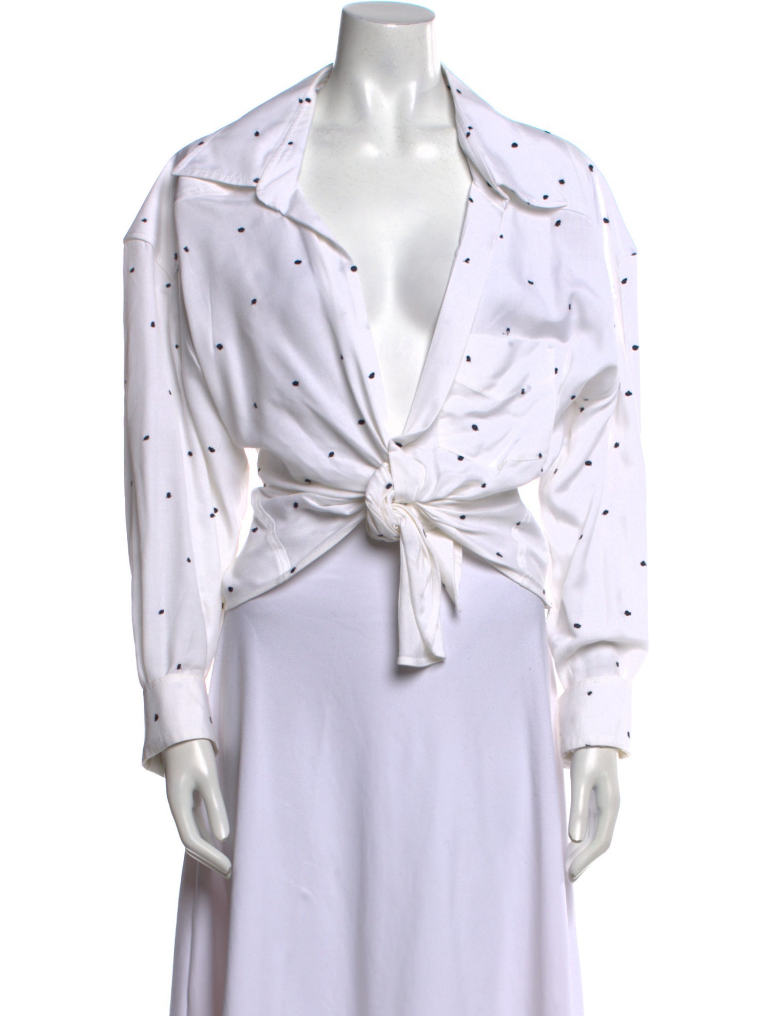 Jacquemus Long Sleeve Crop Top