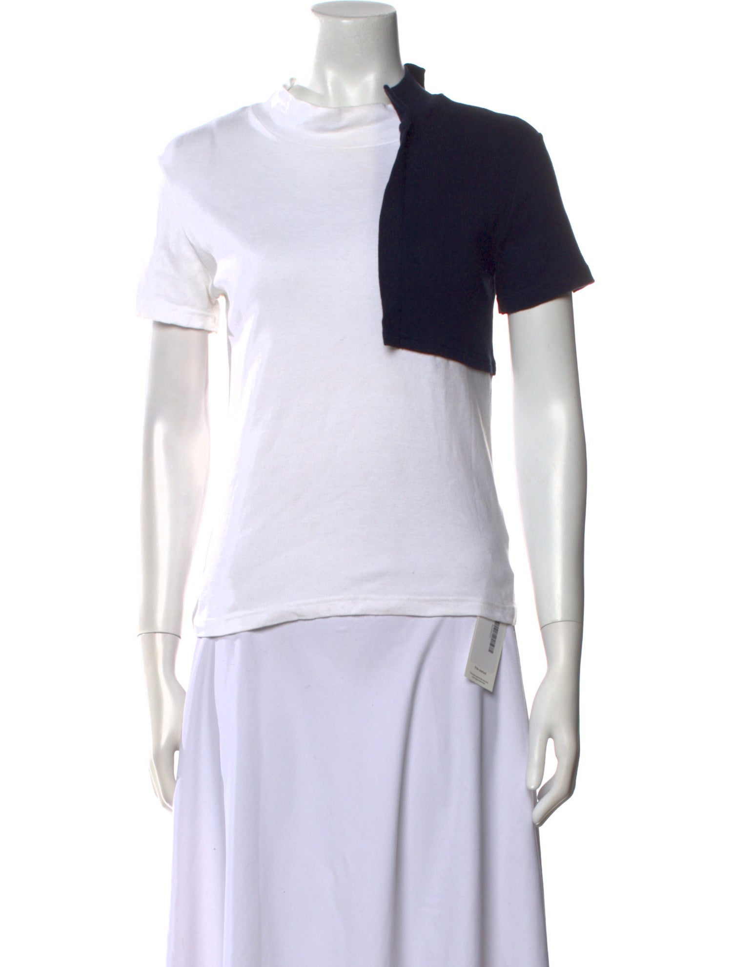 Jacquemus Mock Neck Short Sleeve T-Shirt