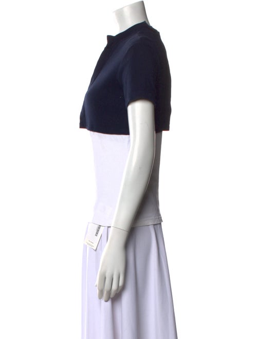 Jacquemus Mock Neck Short Sleeve T-Shirt