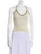 Jacquemus Linen Halterneck Crop Top
