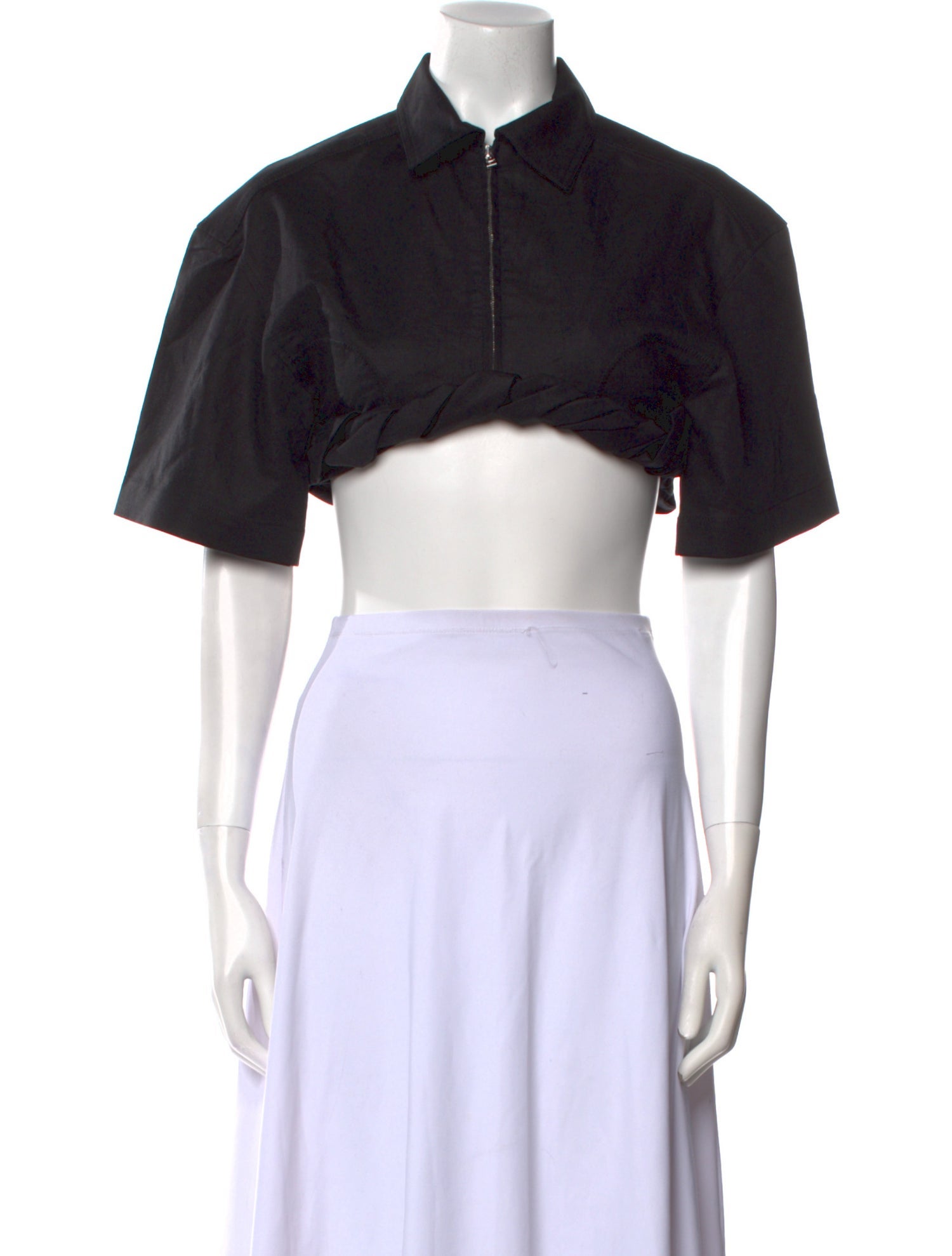 Jacquemus Short Sleeve Crop Top