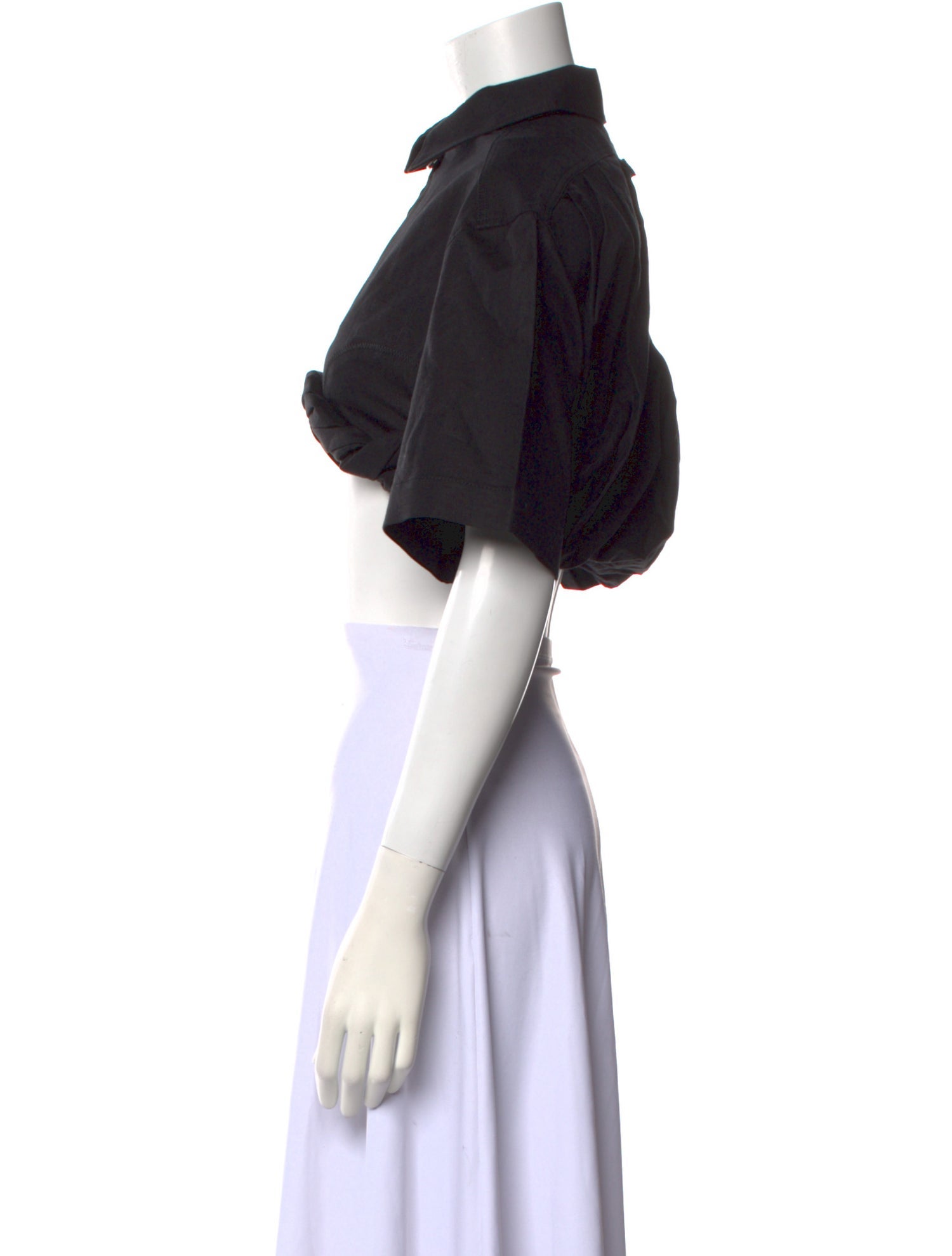 Jacquemus Short Sleeve Crop Top